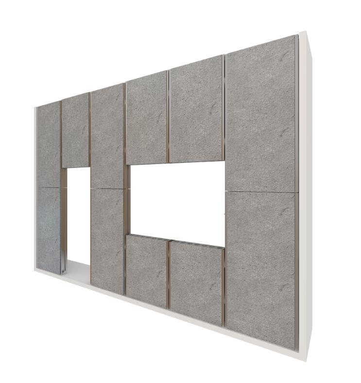 开装水泥基隔墙板