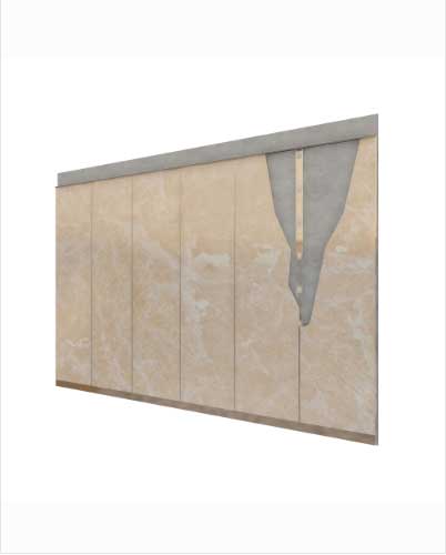 墙饰面明缝系统